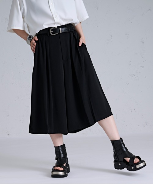 Ellno Loset（エルノロゼット）の「トロミガウチョパンツ（その他パンツ・メンズ・ブラック/ライトグレー・LARGE/MEDIUM/SMALL）」の2枚目の写真