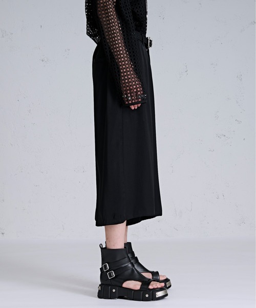 Ellno Loset（エルノロゼット）の「トロミガウチョパンツ（その他パンツ・メンズ・ブラック/ライトグレー・LARGE/MEDIUM/SMALL）」の5枚目の写真