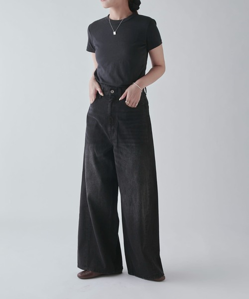 Lui's（ルイス）の「ワイドデニム（デニムパンツ・レディース・インディゴブルー/ブラック・36/38）」の14枚目の写真