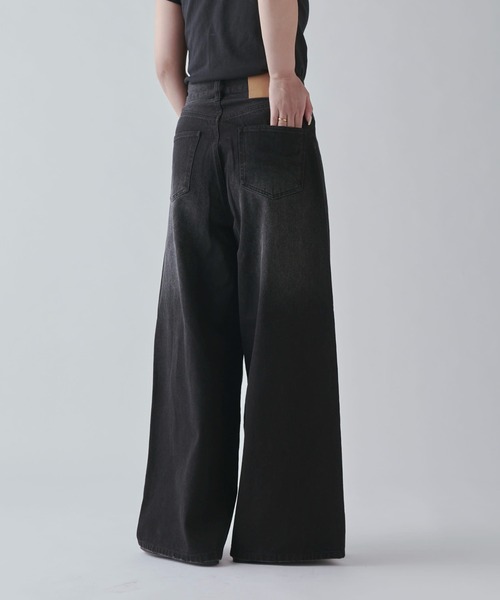 Lui's（ルイス）の「ワイドデニム（デニムパンツ・レディース・インディゴブルー/ブラック・36/38）」の15枚目の写真