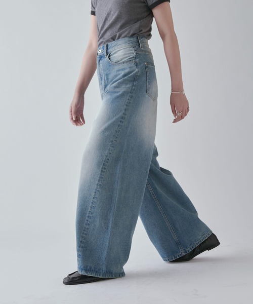 【美品】lui's デニム ワイドデニム（デニムパンツ）｜Lui's（ルイス）のファッション