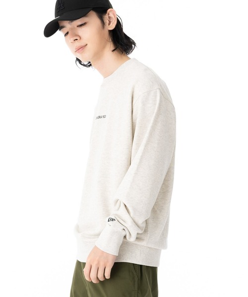 NEW ERA(ニューエラ)の「ニューエラ スウェットトレーナー コンパクトロゴ コットン(スウェット・メンズ・ブラック/ホワイト・S/M/L/XL/XXL)」の12枚目の写真