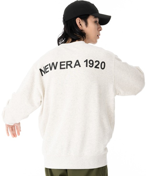 NEW ERA(ニューエラ)の「ニューエラ スウェットトレーナー コンパクトロゴ コットン(スウェット・メンズ・ブラック/ホワイト・S/M/L/XL/XXL)」の13枚目の写真