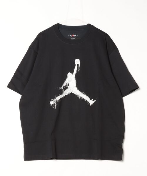 JORDAN BRAND（ジョーダンブランド）の「ジョーダン  ジョーダン BRK COL ジャンプマン S/S （Tシャツ/カットソー・メンズ・ホワイト×ブラック/ブラック/ブルー・SS/2XL/3XL/XL/L/M/S）」の2枚目の写真