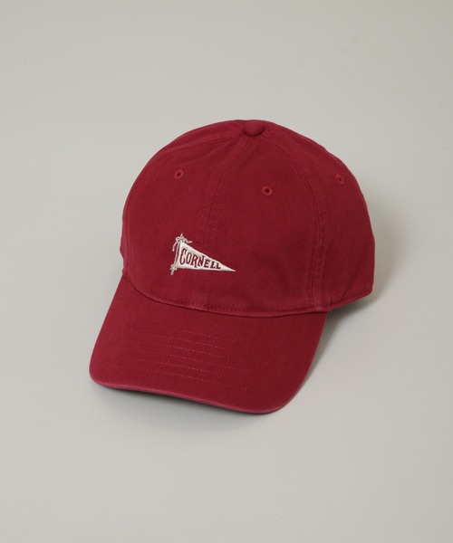 NANO universe（ナノユニバース）の「CORNELL UNIVERSITY/CORNELL UNV TWILL WASHED CAP（キャップ・メンズ・グレー/レッド・FREE）」の2枚目の写真