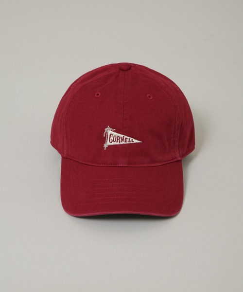 NANO universe（ナノユニバース）の「CORNELL UNIVERSITY/CORNELL UNV TWILL WASHED CAP（キャップ・メンズ・グレー/レッド・FREE）」の9枚目の写真