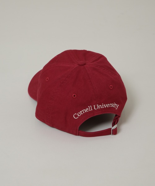 NANO universe（ナノユニバース）の「CORNELL UNIVERSITY/CORNELL UNV TWILL WASHED CAP（キャップ・メンズ・グレー/レッド・FREE）」の7枚目の写真