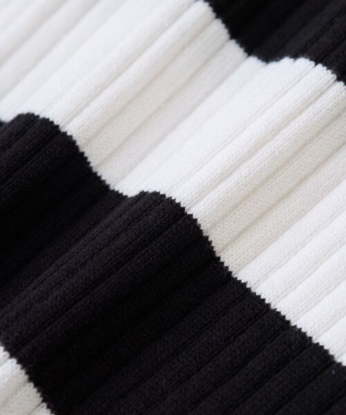 AMERICAN HOLIC（アメリカンホリック）の「アソートニットポロシャツ（ポロシャツ・レディース・その他7/ネイビー/オフホワイト・L/M）」の16枚目の写真