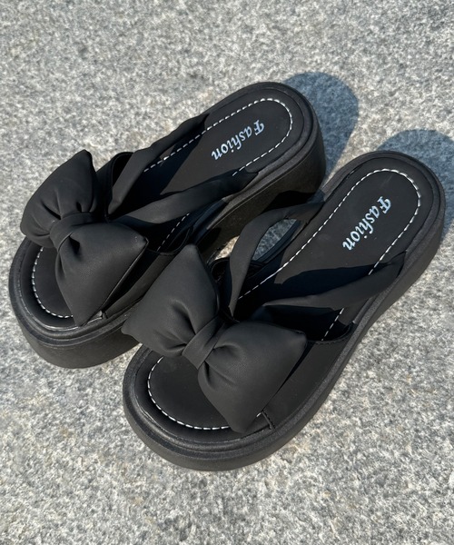 room306contemporary ボリュームリボンサンダル room306 CONTEMPORARY / SHOES