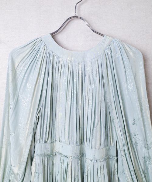 CLANE(クラネ)の「【PH1】【CLANE】CLANE RAYON FLARE DRESS 18112-5001(ドレス・レディース・ミント・1)」の3枚目の写真