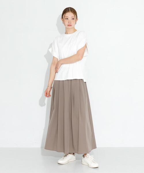 URBAN RESEARCH Sonny Label(アーバンリサーチサニーレーベル)の「『吸水速乾/接触冷感』Breeze Fit タックフレアスカート(スカート・レディース・チャコールグレー/ブラック/グレー系その他・FREE)」の14枚目の写真