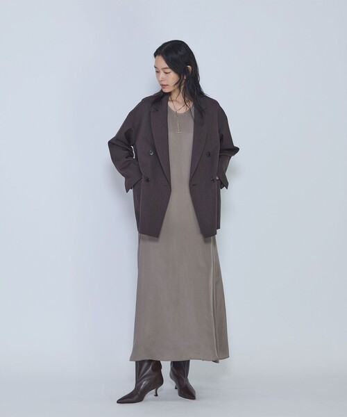 1er Arrondissement(プルミエアロンディスモン)の「キュプラフィブリルフレアーワンピース(ワンピース・レディース・ベージュ系その他/ブラウン系その他5/ブラウン系その他4・36/38)」の13枚目の写真