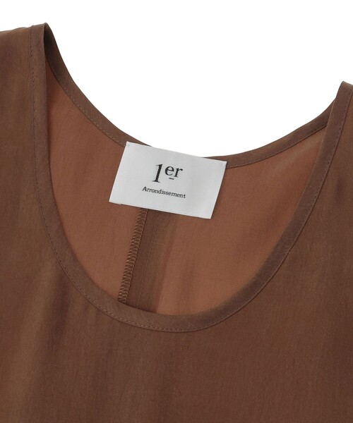 1er Arrondissement(プルミエアロンディスモン)の「キュプラフィブリルフレアーワンピース(ワンピース・レディース・ベージュ系その他/ブラウン系その他5/ブラウン系その他4・36/38)」の21枚目の写真