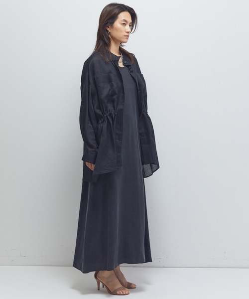 1er Arrondissement(プルミエアロンディスモン)の「キュプラフィブリルフレアーワンピース(ワンピース・レディース・ベージュ系その他/ブラウン系その他5/ブラウン系その他4・36/38)」の9枚目の写真