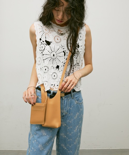 セール】Multi leather pochette / マルチレザーポシェット