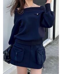 dazzlin | スウェットポケットミニスカート(スカート)