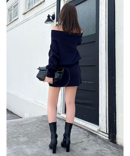 dazzlin（ダズリン）の「スウェットポケットミニスカート（スカート・レディース・ネイビー/パープル/グレー・MEDIUM/SMALL）」の14枚目の写真