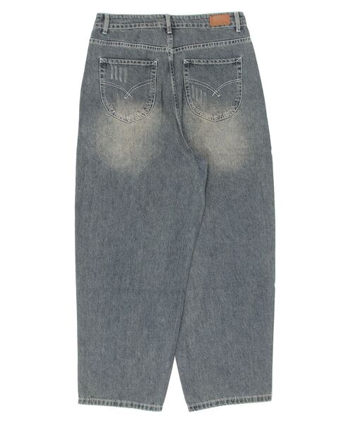 Vini（ヴィニ）の「【Vini】スクラッチウォッシュバルーンデニムパンツ（デニムパンツ・メンズ・ブルー系その他2/ブルー系その他/ブラック系その他・X-LARGE/LARGE/MEDIUM）」の10枚目の写真