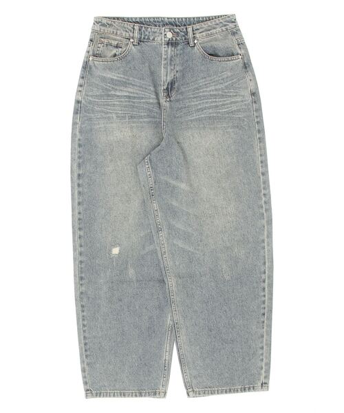 Vini（ヴィニ）の「【Vini】スクラッチウォッシュバルーンデニムパンツ（デニムパンツ・メンズ・ブルー系その他2/ブルー系その他/ブラック系その他・X-LARGE/LARGE/MEDIUM）」の9枚目の写真