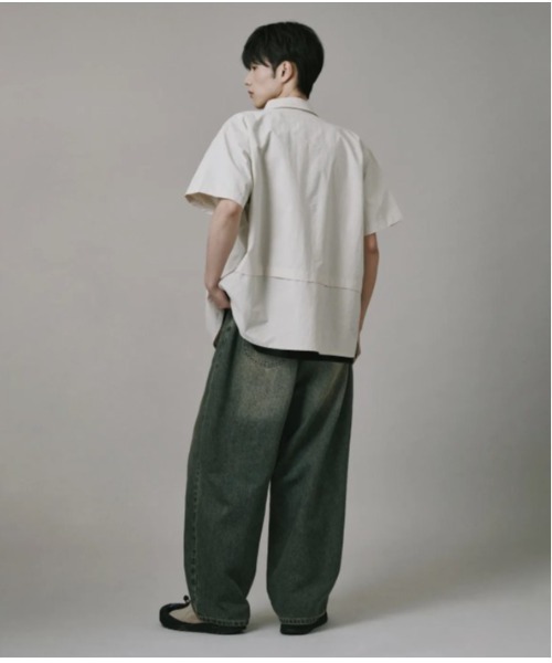 Vini（ヴィニ）の「【Vini】スクラッチウォッシュバルーンデニムパンツ（デニムパンツ・メンズ・ブルー系その他2/ブルー系その他/ブラック系その他・X-LARGE/LARGE/MEDIUM）」の7枚目の写真