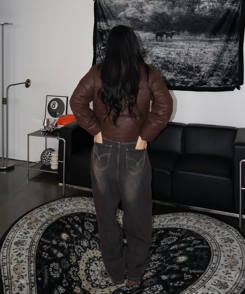 Vini（ヴィニ）の「【Vini】スクラッチウォッシュバルーンデニムパンツ（デニムパンツ・メンズ・ブルー系その他2/ブルー系その他/ブラック系その他・X-LARGE/LARGE/MEDIUM）」の17枚目の写真