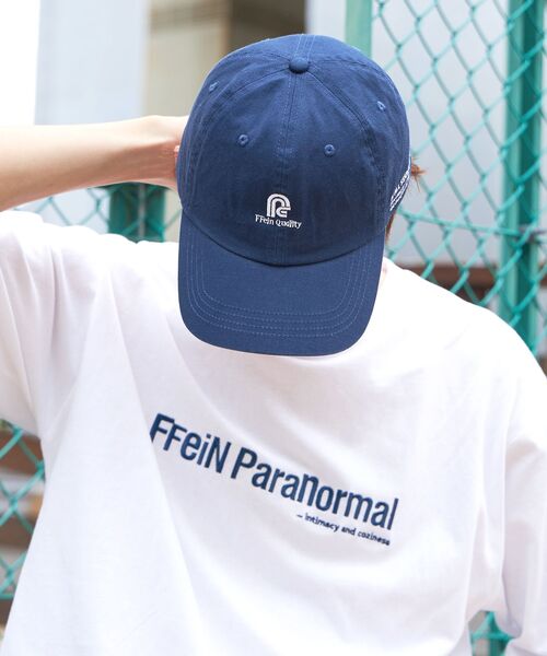 FFEIN（フェイン）の「【FFEIN(フェイン)】センターミニロゴ刺繍キャップ / 刺繍　深めキャップ（キャップ・メンズ・レッド/ブラウン/ベージュ/ネイビー/ブラック・FREE）」の4枚目の写真