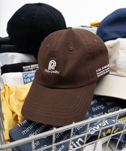 FFEIN（フェイン）の「【FFEIN(フェイン)】センターミニロゴ刺繍キャップ / 刺繍　深めキャップ（キャップ・メンズ・レッド/ブラウン/ベージュ/ネイビー/ブラック・FREE）」の20枚目の写真