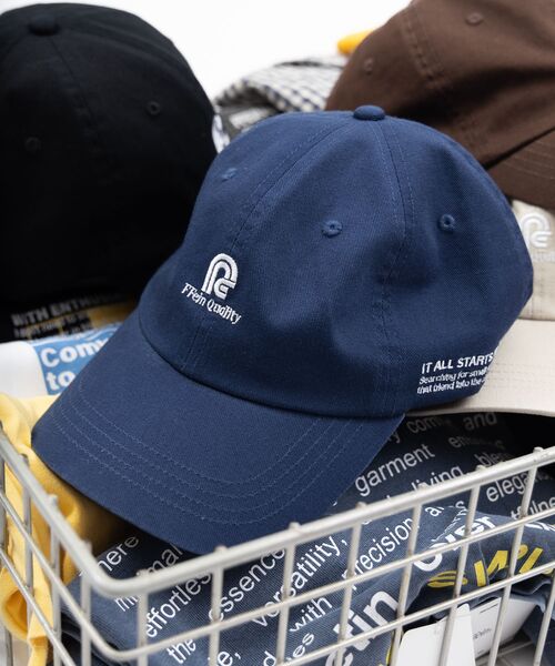 FFEIN（フェイン）の「【FFEIN(フェイン)】センターミニロゴ刺繍キャップ / 刺繍　深めキャップ（キャップ・メンズ・レッド/ブラウン/ベージュ/ネイビー/ブラック・FREE）」の9枚目の写真