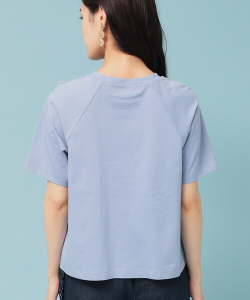 Sunauna(スーナウーナ)の「◆【オーガンジーラッフル】大人フェミニンTシャツ(Tシャツ/カットソー・レディース・ブラック/ライトパープル/オフホワイト・38/40)」の19枚目の写真