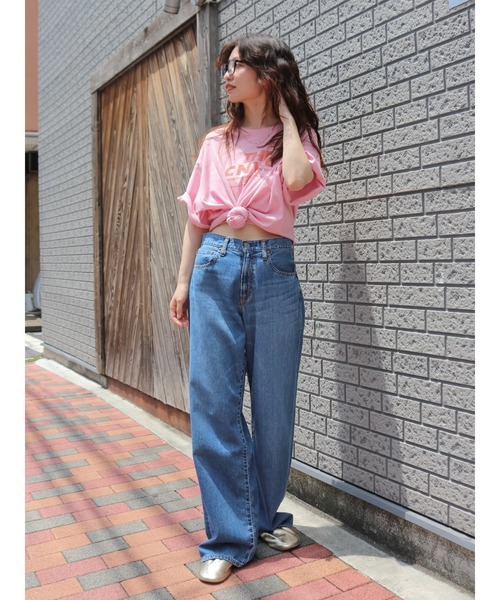 Ungrid（アングリッド）の「ライトオンスストレートデニム（デニムパンツ・レディース・ブルー・24inch/26inch/25inch）」の21枚目の写真