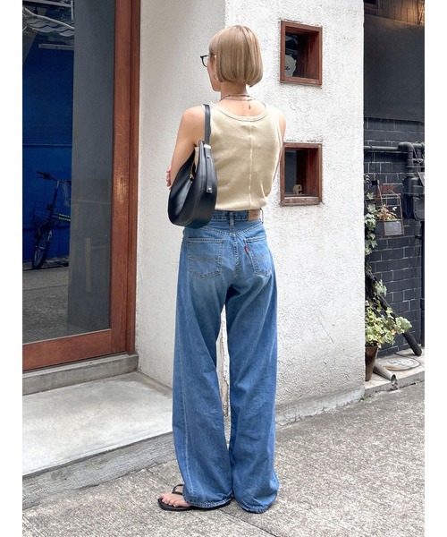 Ungrid（アングリッド）の「ライトオンスストレートデニム（デニムパンツ・レディース・ブルー・24inch/26inch/25inch）」の6枚目の写真