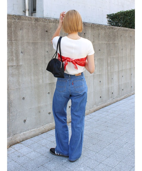 Ungrid（アングリッド）の「ライトオンスストレートデニム（デニムパンツ・レディース・ブルー・24inch/26inch/25inch）」の9枚目の写真