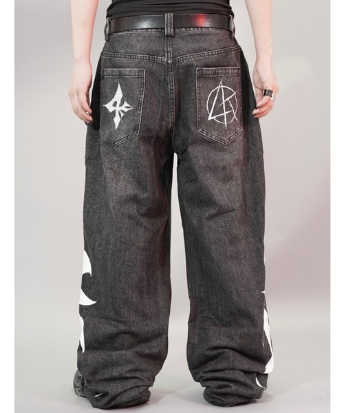 eternal love バギーデニム ETERNAL LOVE / TUNDRA PAINTED BAGGY DENIM | PLUG