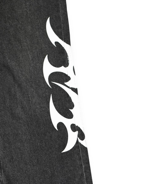 A'GEM/9 × .kom 『LOVE KILLER/ラブ キラー』 tribal washing baggy