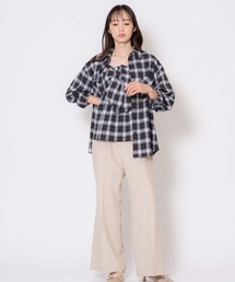 ベーシックフレアパンツ