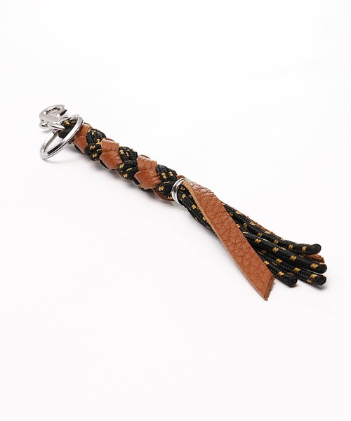 MinoriTY(マイノリティ)の「【MinoriTY Select】パラコードキーフック メンズ ウィメンズ ユニセックス カラビナ アクセサリー キーリング キーホルダー(キーホルダー・メンズ・ブラック/キャメル・FREE)」の8枚目の写真