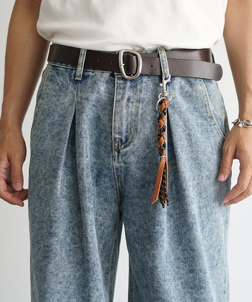 MinoriTY(マイノリティ)の「【MinoriTY Select】パラコードキーフック メンズ ウィメンズ ユニセックス カラビナ アクセサリー キーリング キーホルダー(キーホルダー・メンズ・ブラック/キャメル・FREE)」の4枚目の写真