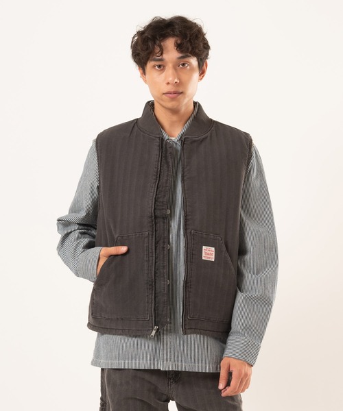 Levi's ブラック ベスト Levi's（リーバイス） ベスト ジレ ロッティー ライナー ベスト