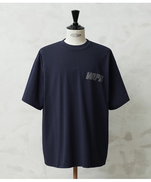 WAIPER.inc(ワイパーインク)の「WP1135 リフレクタープリント トレーニングTシャツ(Tシャツ/カットソー・メンズ・ブラック/グレー/ネイビー・XL/M/L/XXL/S)」の3枚目の写真