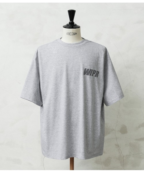 WAIPER.inc(ワイパーインク)の「WP1135 リフレクタープリント トレーニングTシャツ(Tシャツ/カットソー・メンズ・ブラック/グレー/ネイビー・XL/M/L/XXL/S)」の6枚目の写真