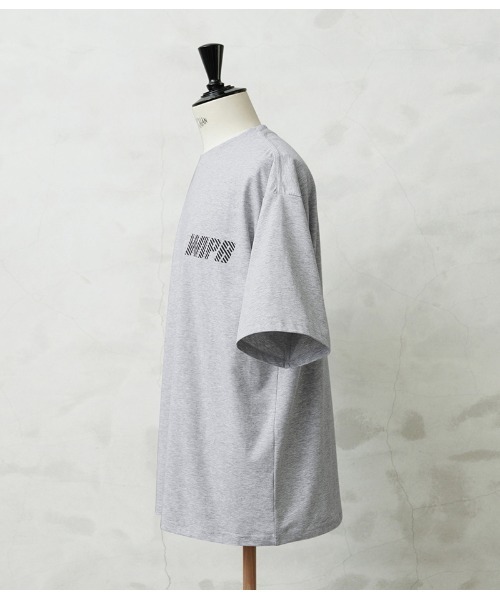 WAIPER.inc(ワイパーインク)の「WP1135 リフレクタープリント トレーニングTシャツ(Tシャツ/カットソー・メンズ・ブラック/グレー/ネイビー・XL/M/L/XXL/S)」の7枚目の写真