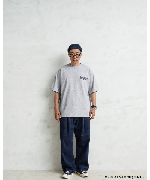 WAIPER.inc(ワイパーインク)の「WP1135 リフレクタープリント トレーニングTシャツ(Tシャツ/カットソー・メンズ・ブラック/グレー/ネイビー・XL/M/L/XXL/S)」の16枚目の写真
