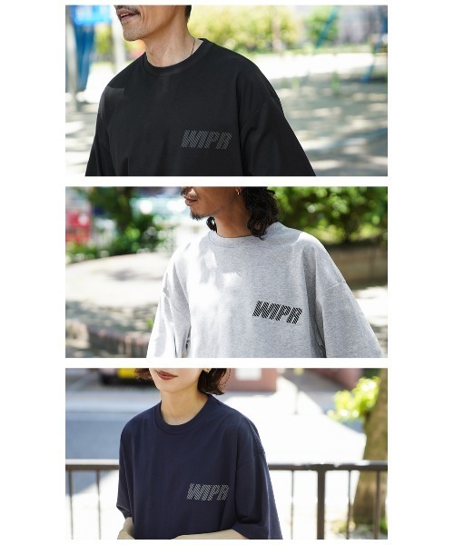 WAIPER.inc(ワイパーインク)の「WP1135 リフレクタープリント トレーニングTシャツ(Tシャツ/カットソー・メンズ・ブラック/グレー/ネイビー・XL/M/L/XXL/S)」の20枚目の写真