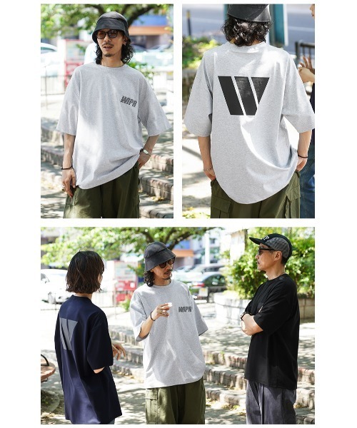 WAIPER.inc(ワイパーインク)の「WP1135 リフレクタープリント トレーニングTシャツ(Tシャツ/カットソー・メンズ・ブラック/グレー/ネイビー・XL/M/L/XXL/S)」の21枚目の写真