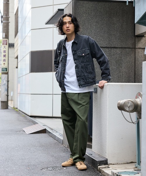 orSlow（オアスロウ）の「orSlow/オアスロウ ORGANIC COTTON FLANNEL CHECK LINING BLACK DENIM JACKET コットン フランネルチェック 2ndデニムジャケット（デニムジャケット・メンズ・ブラック・2/3/4）」の13枚目の写真