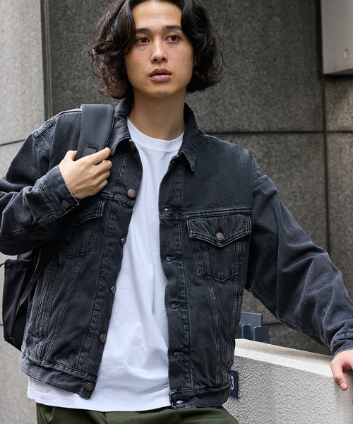 orSlow（オアスロウ）の「orSlow/オアスロウ ORGANIC COTTON FLANNEL CHECK LINING BLACK DENIM JACKET コットン フランネルチェック 2ndデニムジャケット（デニムジャケット・メンズ・ブラック・2/3/4）」の22枚目の写真