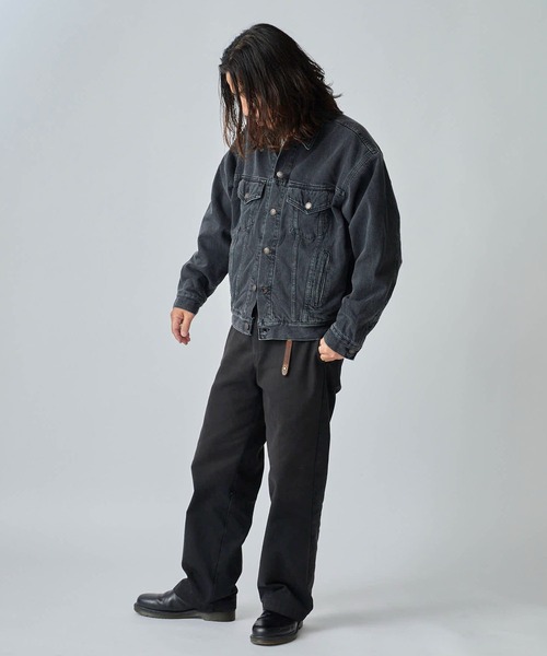 orSlow/オアスロウ ORGANIC COTTON FLANNEL CHECK LINING BLACK DENIM