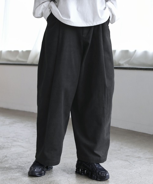 タックボリュームワイドカーブパンツ（その他パンツ）｜ROCHEM