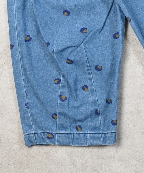 MARKEY'S（マーキーズ）の「レオパードデニムコクーンタックパンツ（デニムパンツ・キッズ・ブルー系その他/ブラック系その他・150/120/110/100/90/140/130）」の14枚目の写真