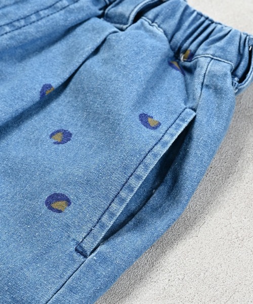 MARKEY'S（マーキーズ）の「レオパードデニムコクーンタックパンツ（デニムパンツ・キッズ・ブルー系その他/ブラック系その他・150/120/110/100/90/140/130）」の16枚目の写真